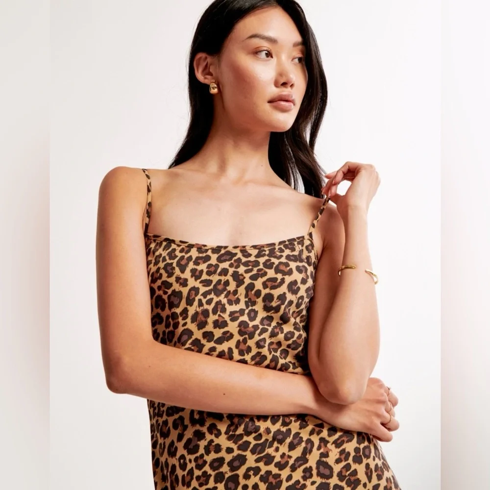 Leopard Julia Slip Maxi Dress